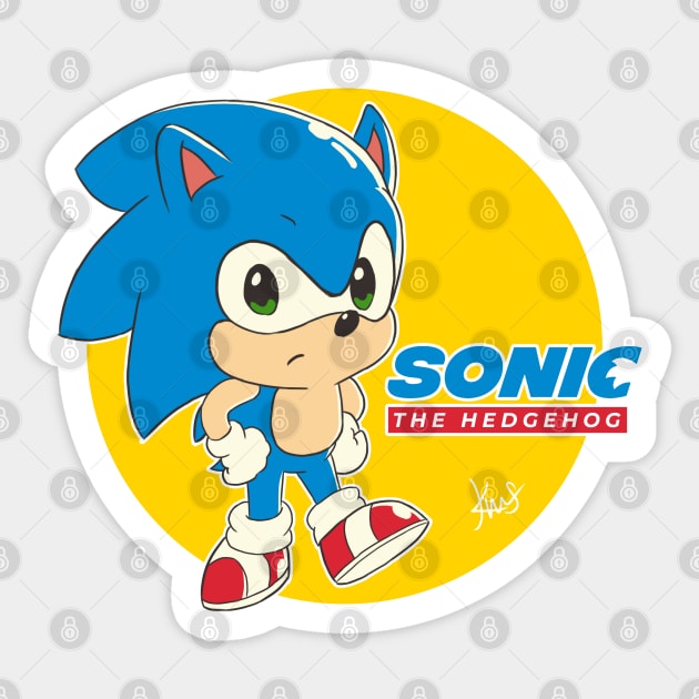 Sonic The Hedgehog Sticker by KEMOSABE